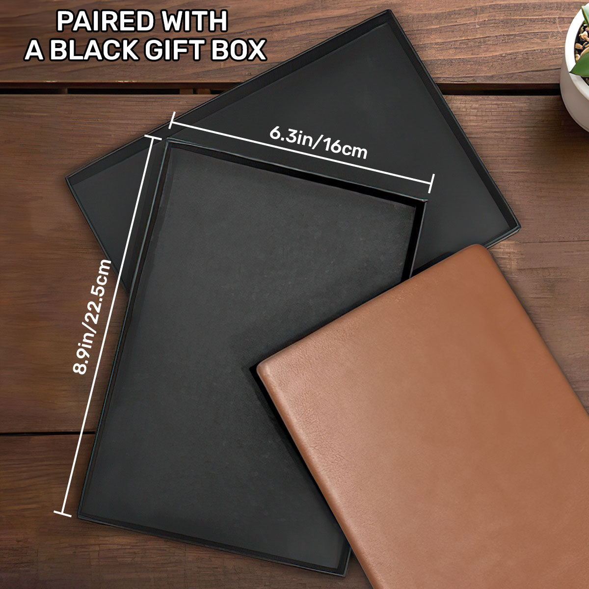 To My Wife | Personalized Leather Cover Notebook
