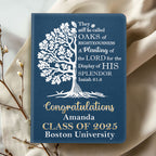 Oaks Of Righteousness | Personalized Leather Cover Notebook