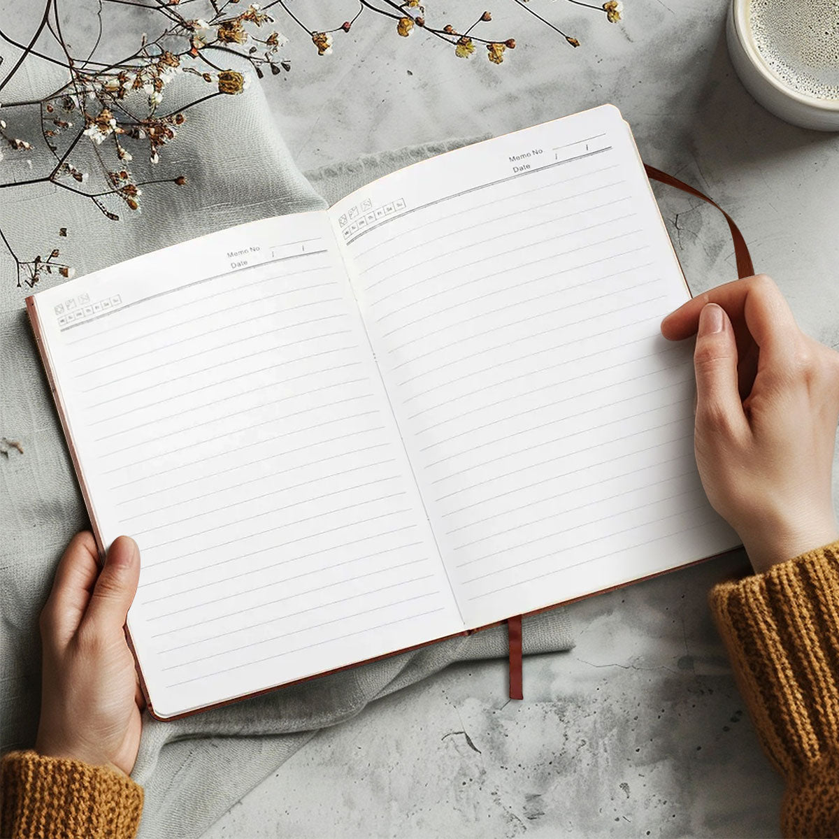 Oaks Of Righteousness | Personalized Leather Cover Notebook