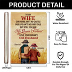 To My Wife | Personalized Leather Cover Notebook