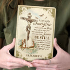 I Can Only Imagine | Personalized Leather Cover Notebook