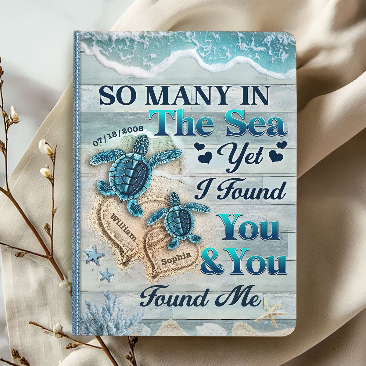 Love You Forever | Personalized Leather Cover Notebook