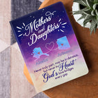 Mothers and Daughters Never Truly Apart | Personalized Leather Cover Notebook