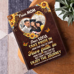 Don't Forget To Enjoy The Journey | Personalized Leather Cover Notebook