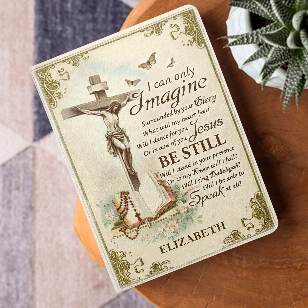 I Can Only Imagine | Personalized Leather Cover Notebook
