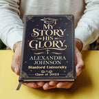 My Story His Glory | Personalized Leather Cover Notebook