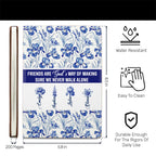 A Friend Is God's Way Of Making Sure We Never Walk Alone | Personalized Leather Cover Notebook